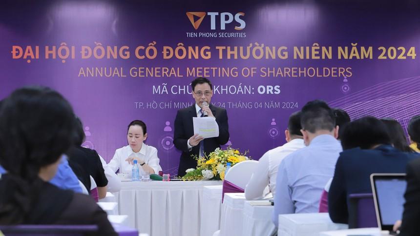 Sáng ngày 24/4 đã diễn ra Đại hội đồng cổ đông (ĐHĐCĐ) thường niên năm 2024 của CTCP Chứng khoán Tiên Phong (TPS).
