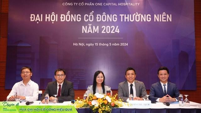 Ngày 15/5/2024 đã diễn ra Đại hội đồng cổ đông (ĐHĐCĐ) thường niên 2024 của Công ty Cổ phần One Capital Hospitality (OCH).