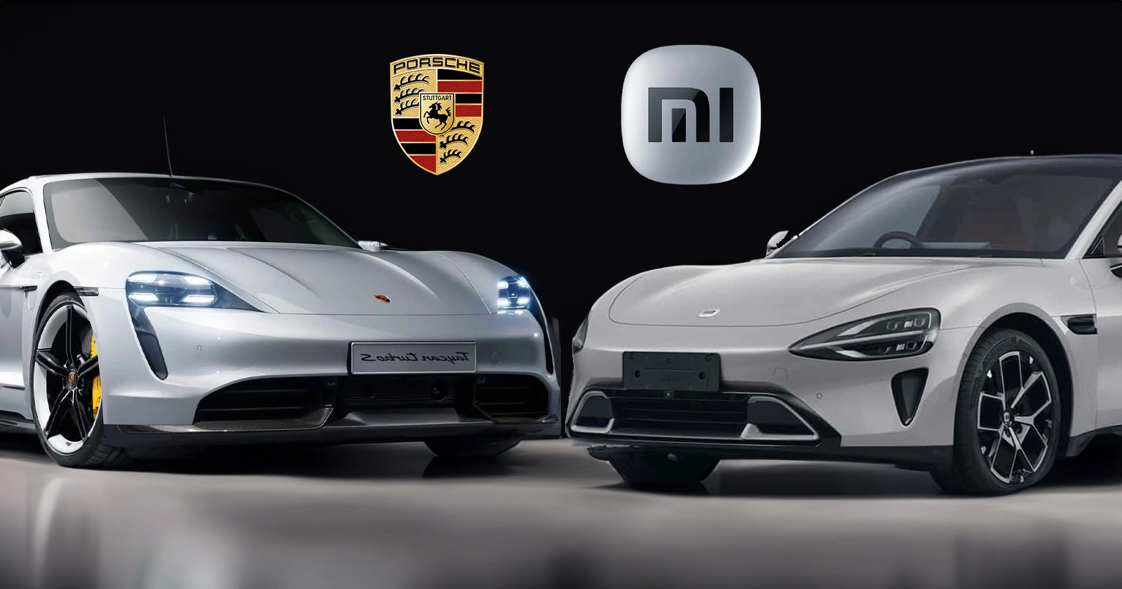 Sự giống nhau giữa Xiaomi SU7 với Porsche Taycan.