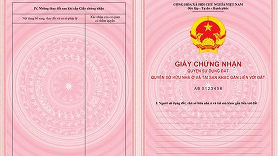 Sổ hồng là Giấy chứng nhận quyền sử dụng đất, quyền sử dụng nhà và các tài sản gắn liền với mảnh đất đó 