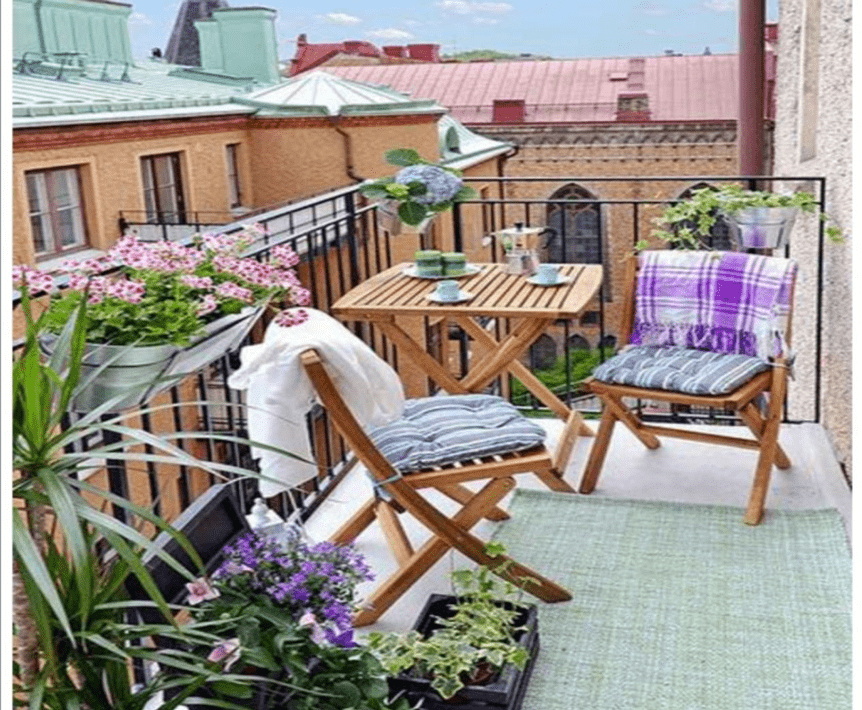 Các thiết kế ban công đem lại không gian thư giãn cho ngôi nhà 