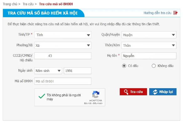 Nhấn chọn vào "Tôi không phải người máy" để xác nhận các thông tin vừa cung cấp