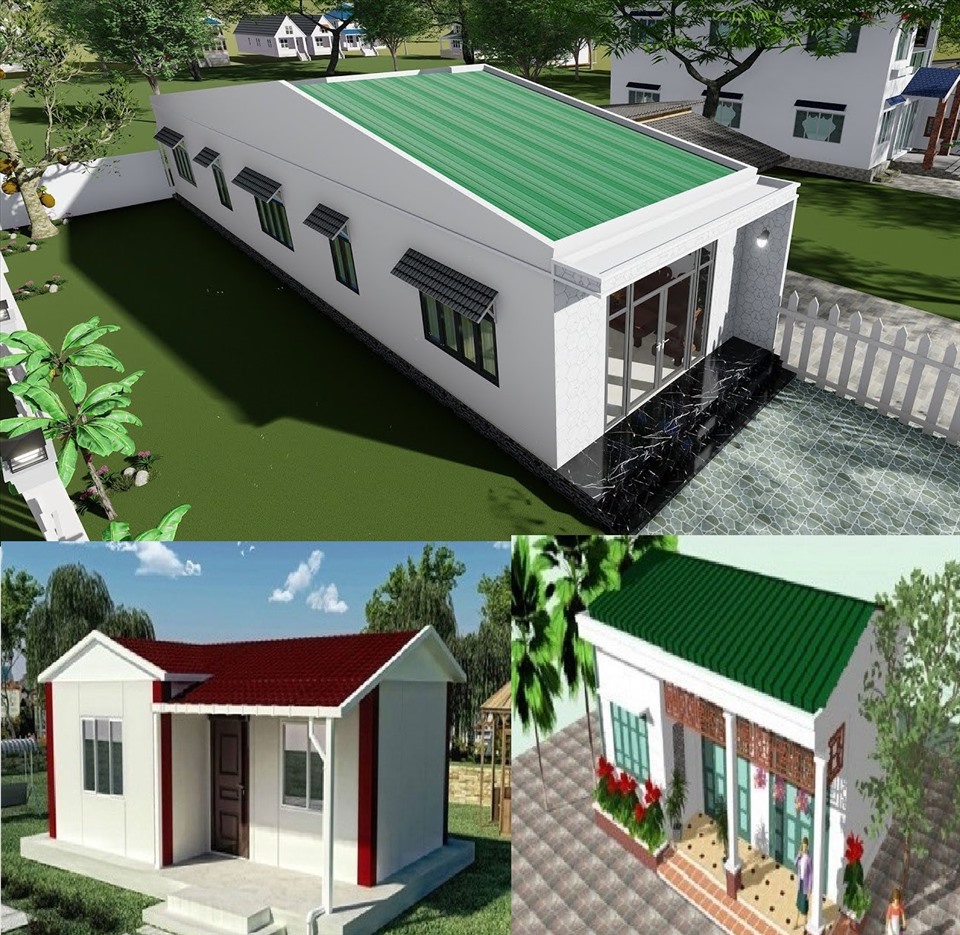 Nhà cấp 4 mái tôn giúp tiết kiệm chi phí và thời gian thi công