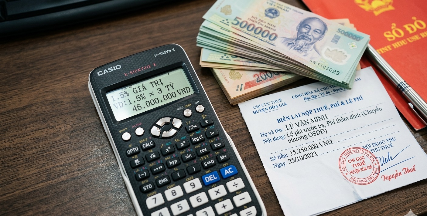
Chi phí sang tên sổ đỏ hết bao nhiêu tiền? (Cập nhật giá 2026)
