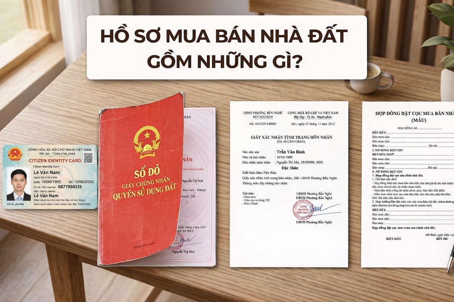 Hồ sơ mua bán nhà đất gồm những gì?