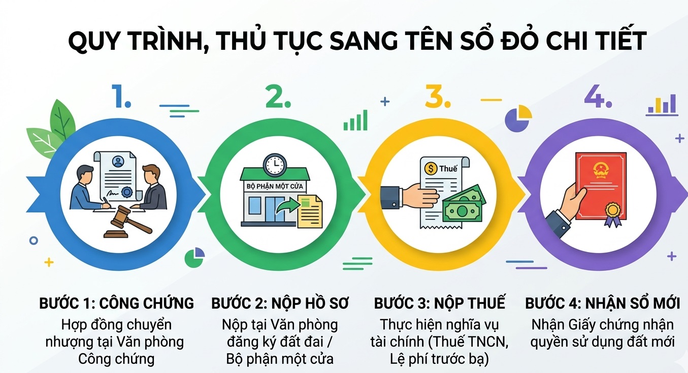 
Quy trình 4 bước "chuẩn chỉnh" không thể sai lệch
