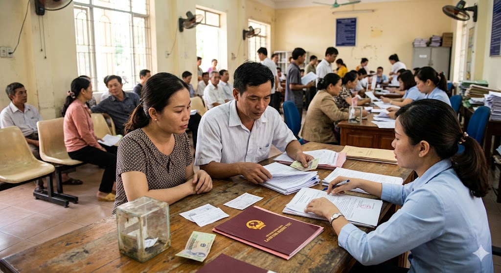 Ảnh 5: Các loại thuế và phí khi làm thủ tục cấp sổ hồng