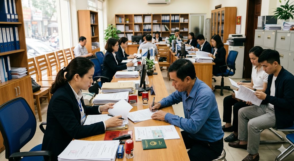 Ảnh 4: Quy trình chi tiết các bước công chứng tại văn phòng công chứng