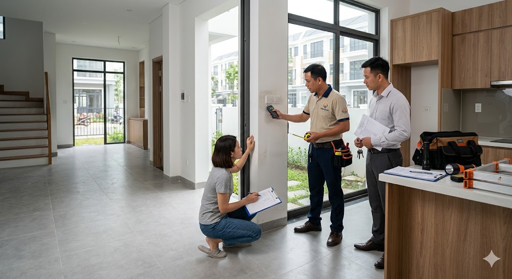 
Ảnh 1: Tầm quan trọng của việc kiểm tra kỹ quy trình bàn giao nhà phố

