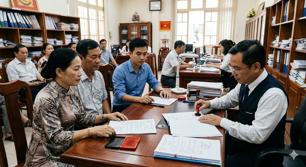 Ảnh 5: Quy trình công chứng và chứng thực hợp đồng chuyển nhượng