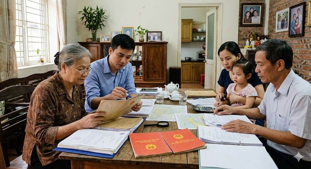 
Ảnh 4: Cách giảm thiểu rủi ro khi mua nhà chung sổ đỏ
