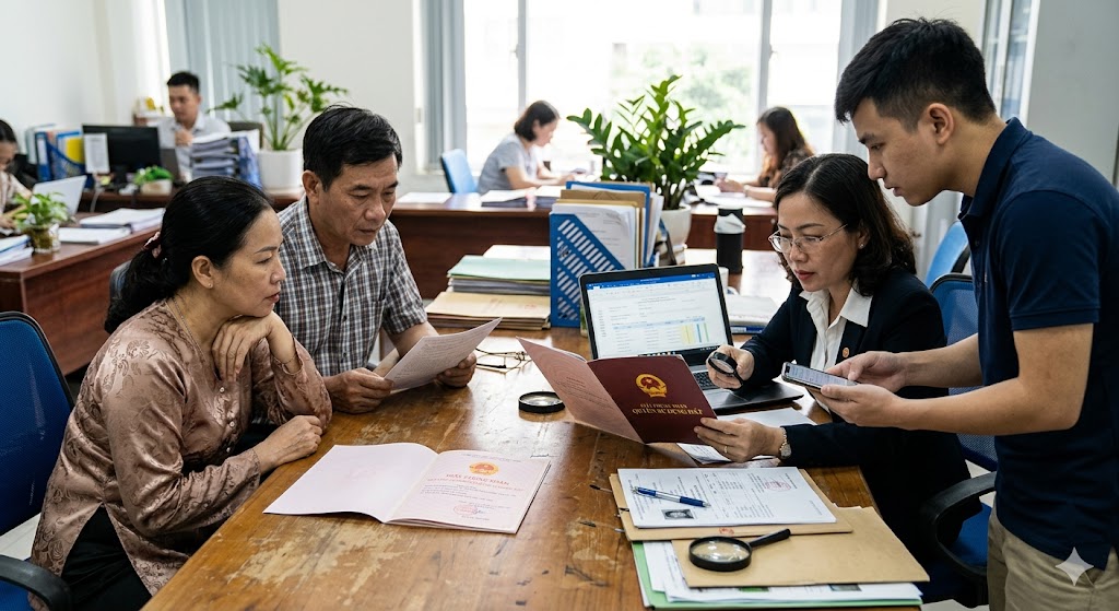 
Ảnh 1: Tại sao cần kiểm tra sổ đỏ thật giả khi giao dịch bất động sản
