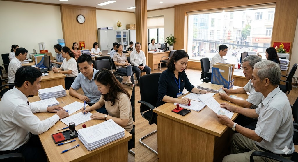 Ảnh 2: Các bước trong quy trình ký hợp đồng công chứng tại văn phòng công chứng