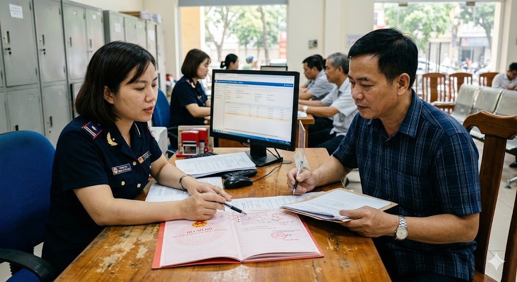 
Ảnh 2: Đính chính thông tin sổ đỏ do lỗi của cơ quan đăng ký
