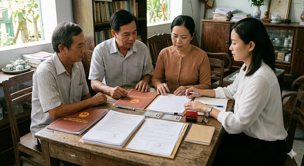 
Ảnh 2: Hồ sơ sang tên sổ đỏ không có sổ hộ khẩu gồm những gì
