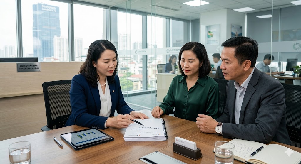 
Ảnh 6: Lựa chọn ngân hàng hoặc đơn vị thẩm định độc lập uy tín
