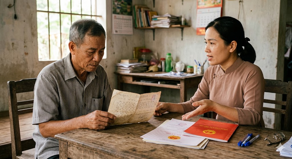 
Ảnh 1: Mua nhà đất bằng giấy viết tay có làm được sổ đỏ không
