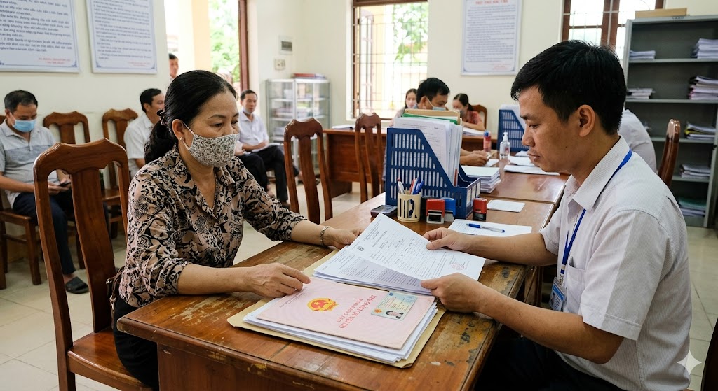 
Ảnh 3: Quy trình sang tên sổ đỏ không có sổ hộ khẩu chi tiết
