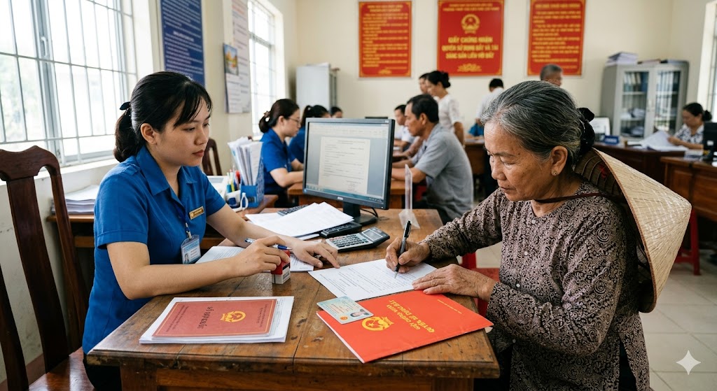 
Ảnh 4: Quy trình và trình tự thủ tục đính chính thông tin sổ đỏ
