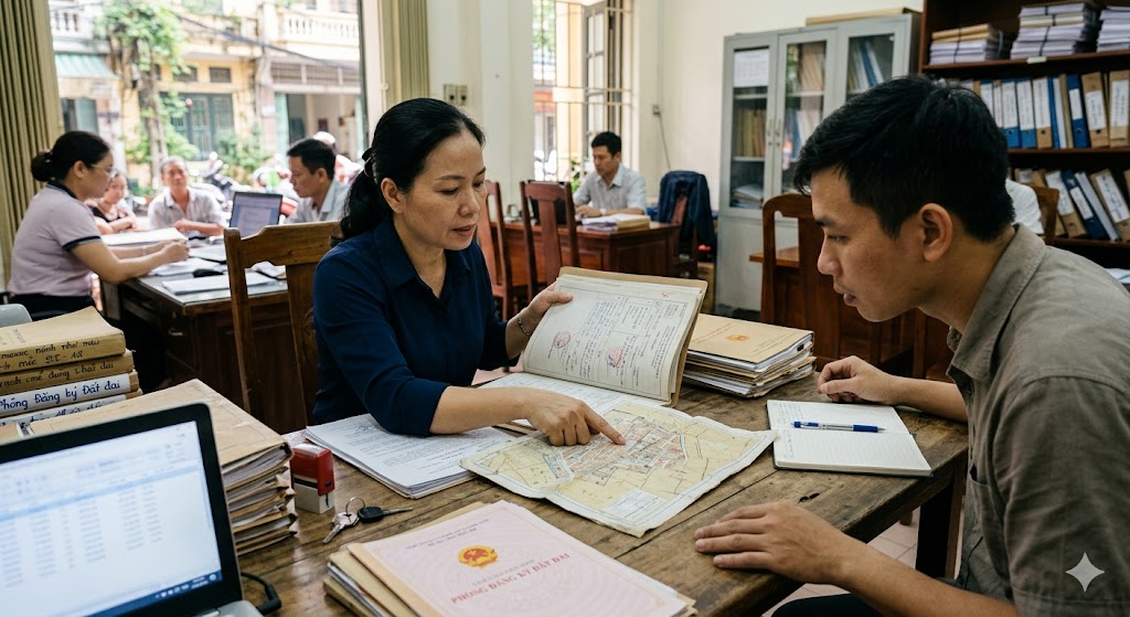 
Ảnh 1: Tầm quan trọng của việc kiểm tra tranh chấp nhà đất trước khi giao dịch

