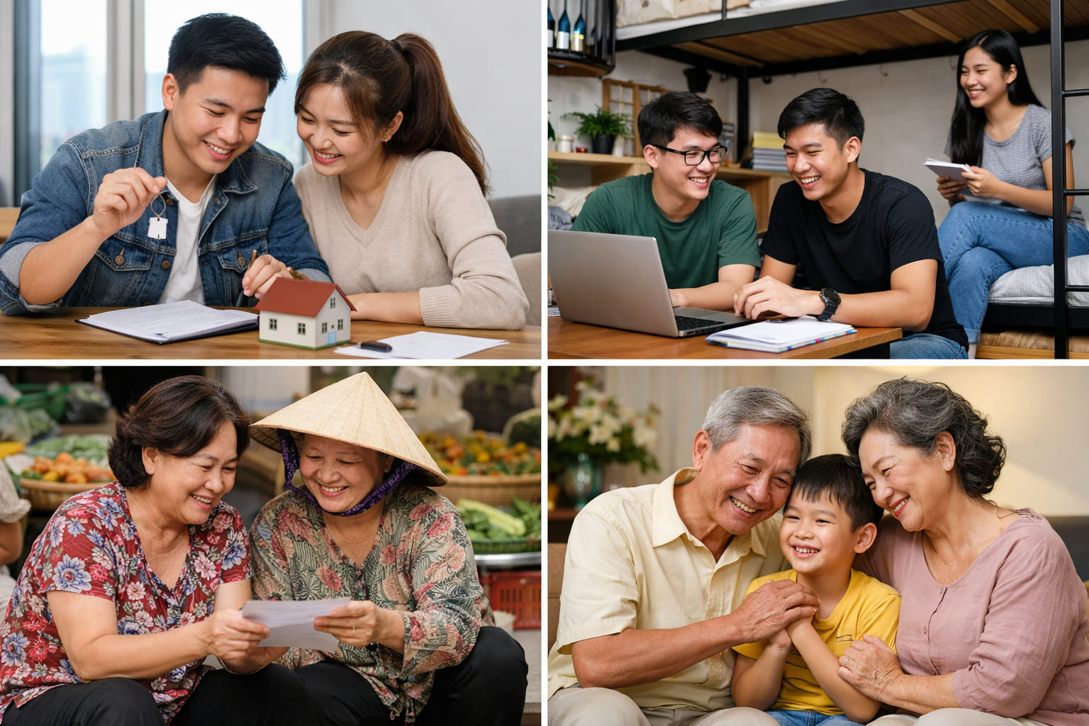 
Ảnh 4: Đối tượng nào phù hợp để mua nhà sổ hồng chung?
