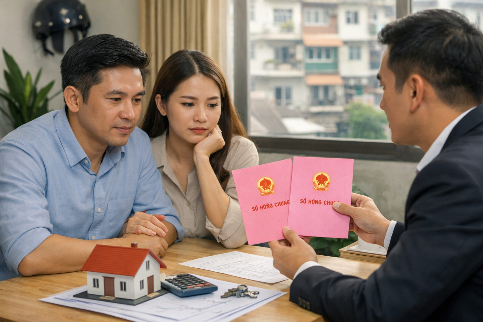 
Ảnh 2: Giải đáp thắc mắc Có nên mua nhà sổ hồng chung không
