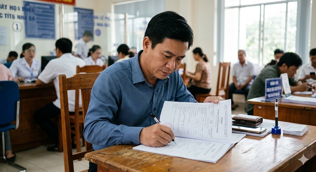 
Ảnh 2: Hướng dẫn chi tiết cách viết tờ khai lệ phí trước bạ nhà đất
