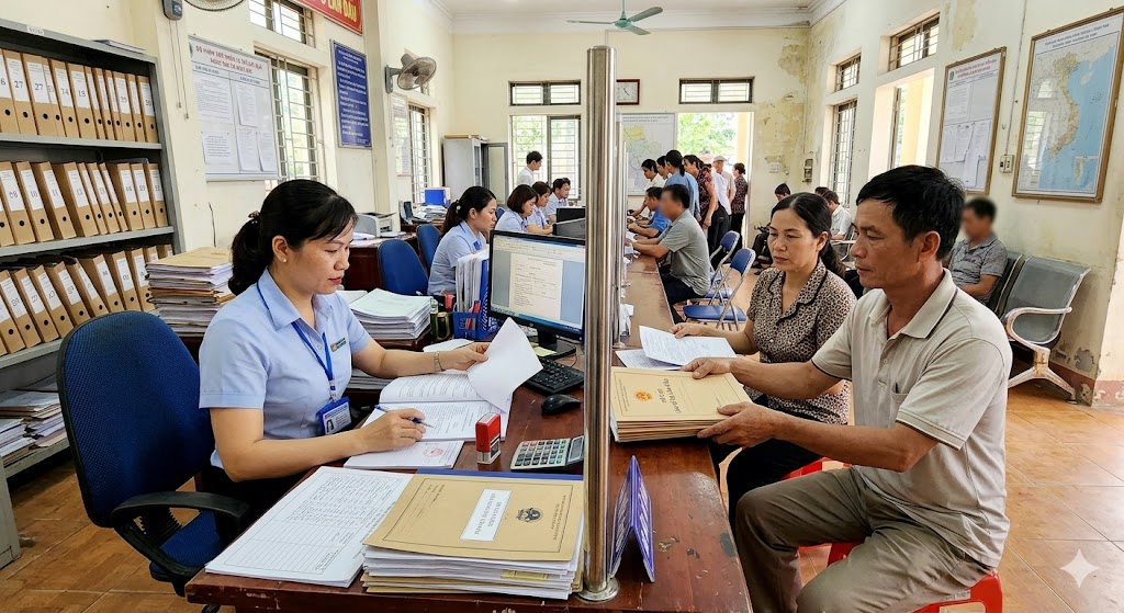 
Ảnh 6: Cơ quan có thẩm quyền tiếp nhận thủ tục làm sổ đỏ lần đầu
