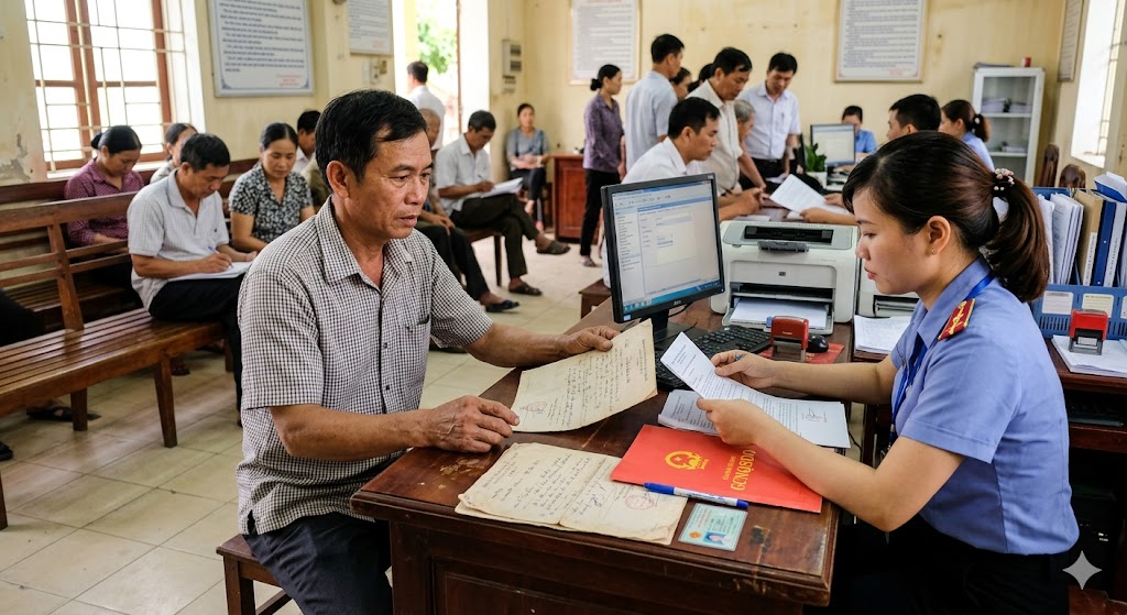 
Ảnh 3: Quy trình làm sổ đỏ cho đất giấy viết tay
