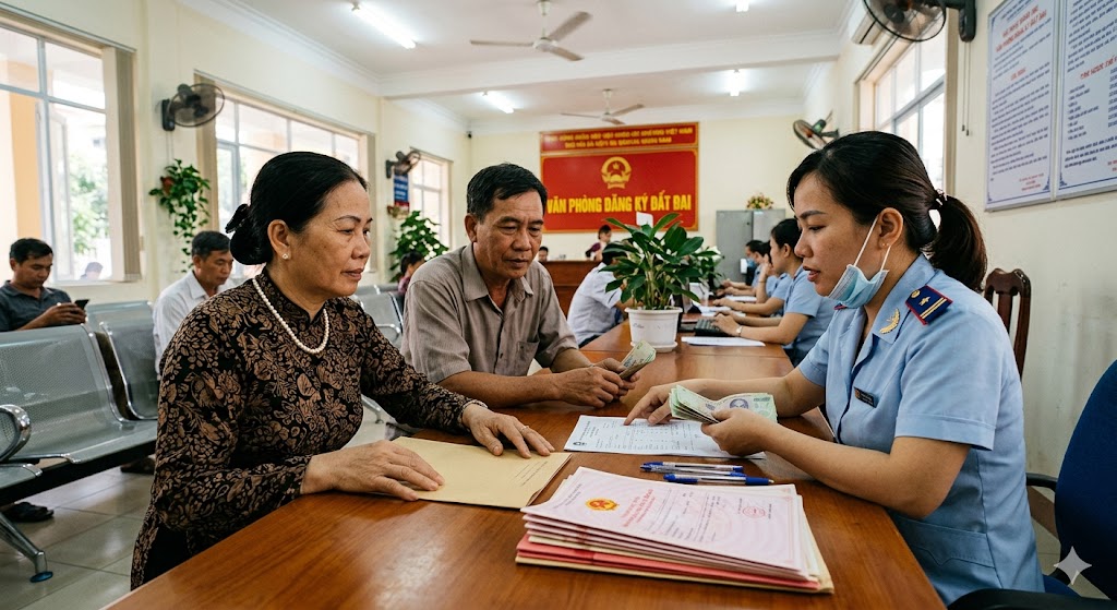 Ảnh 4: Chi phí chuyển đổi từ sổ đỏ sang sổ hồng mới