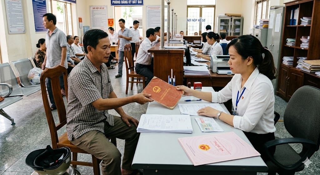 Ảnh 2: Điều kiện chuyển đổi từ sổ đỏ sang sổ hồng mới