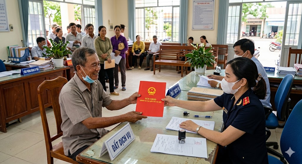 
Ảnh 3: Điều kiện để đất dịch vụ được cấp sổ đỏ
