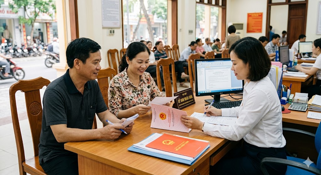 
Ảnh 1: Giá dịch vụ sang tên sổ đỏ trọn gói là gì
