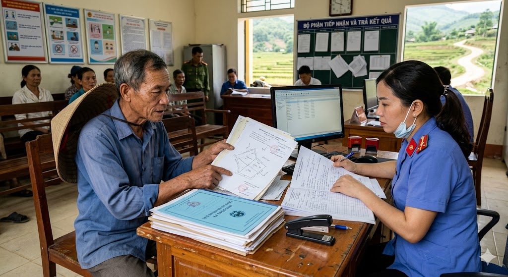 
Ảnh 3: Hồ sơ và thủ tục làm sổ đỏ đất khai hoang
