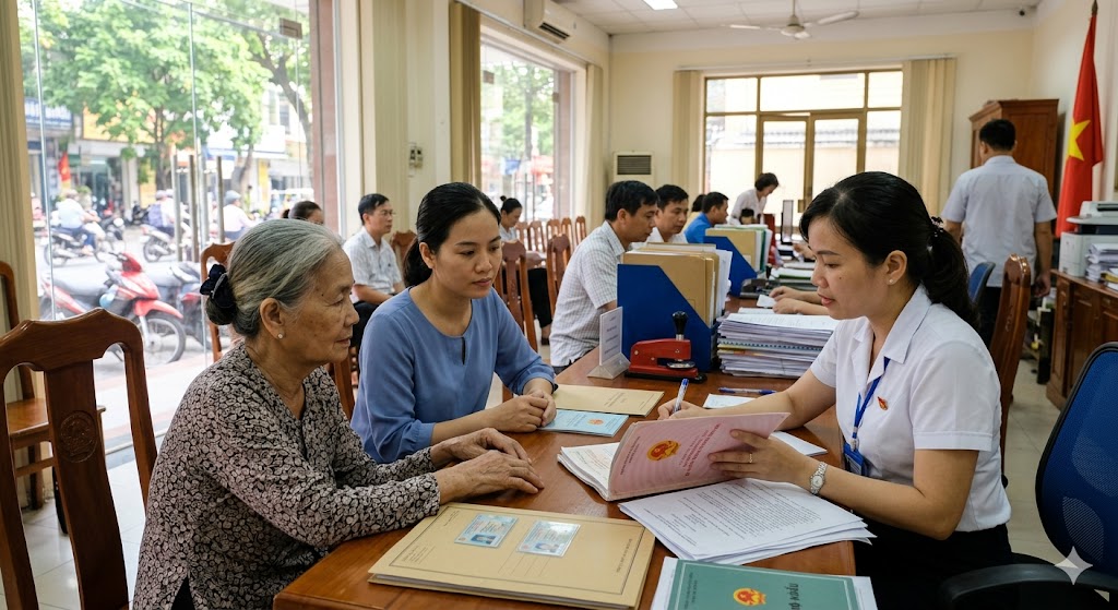 
Ảnh 3: Quy trình thực hiện thủ tục thừa kế sổ đỏ chi tiết
