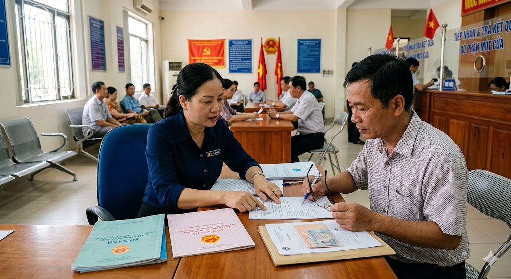 
Ảnh 4: Thủ tục chuyển đất sổ xanh lên thổ cư
