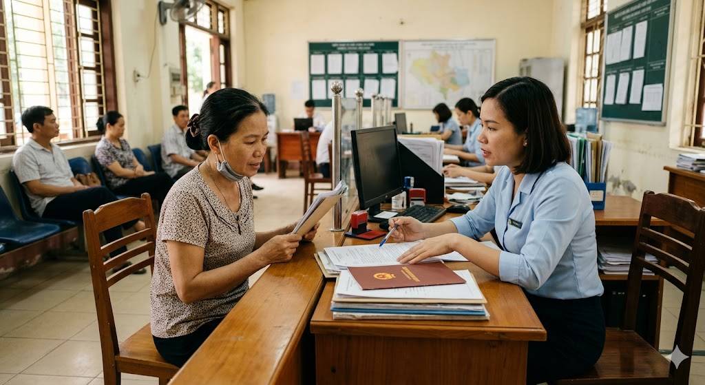 
Ảnh 4: Thủ tục xin cấp sổ đỏ cho đất dịch vụ
