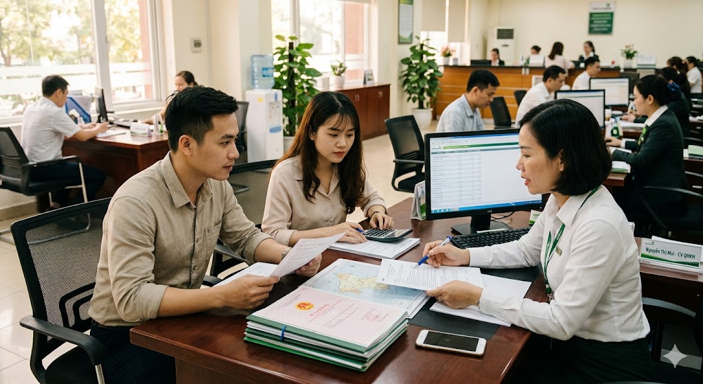

Ảnh 2: Điều kiện vay vốn ngân hàng mua đất
