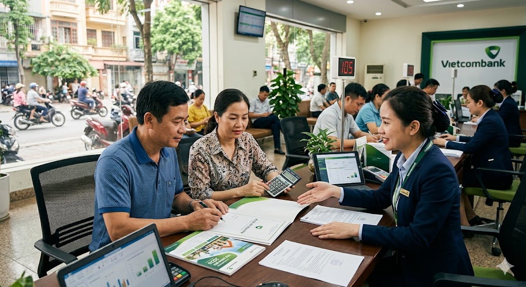 
Ảnh 2: Lãi suất vay mua nhà Vietcombank 2026 mới nhất
