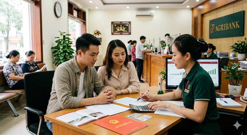 
Ảnh 4: Quy trình vay mua nhà Agribank chi tiết
