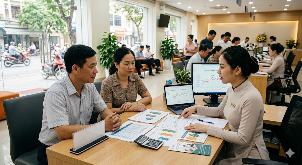 Ảnh 1: Tổng quan về lãi suất vay ngân hàng