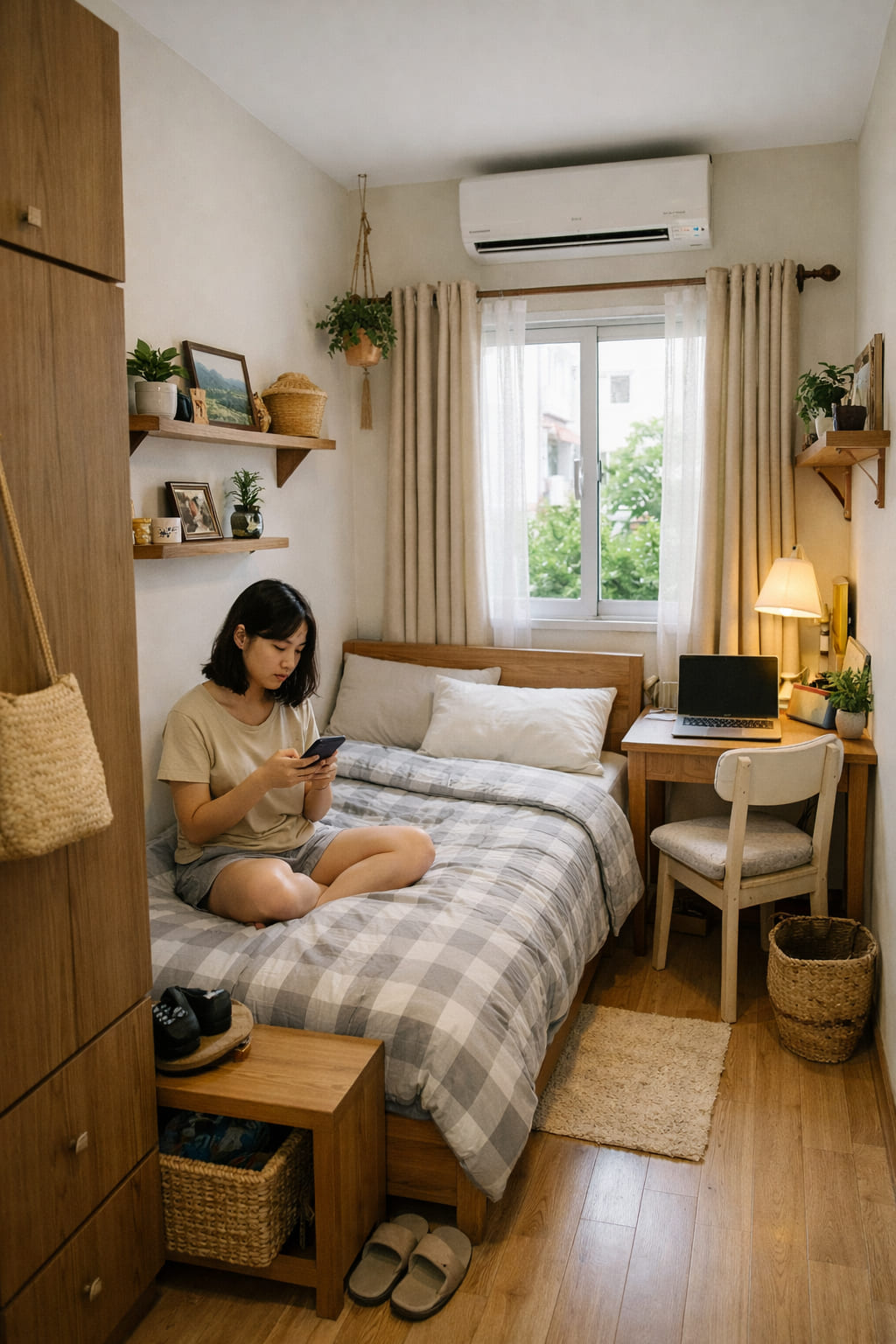 Ảnh 3: Cách bố trí nội thất phòng ngủ nhỏ 10m2