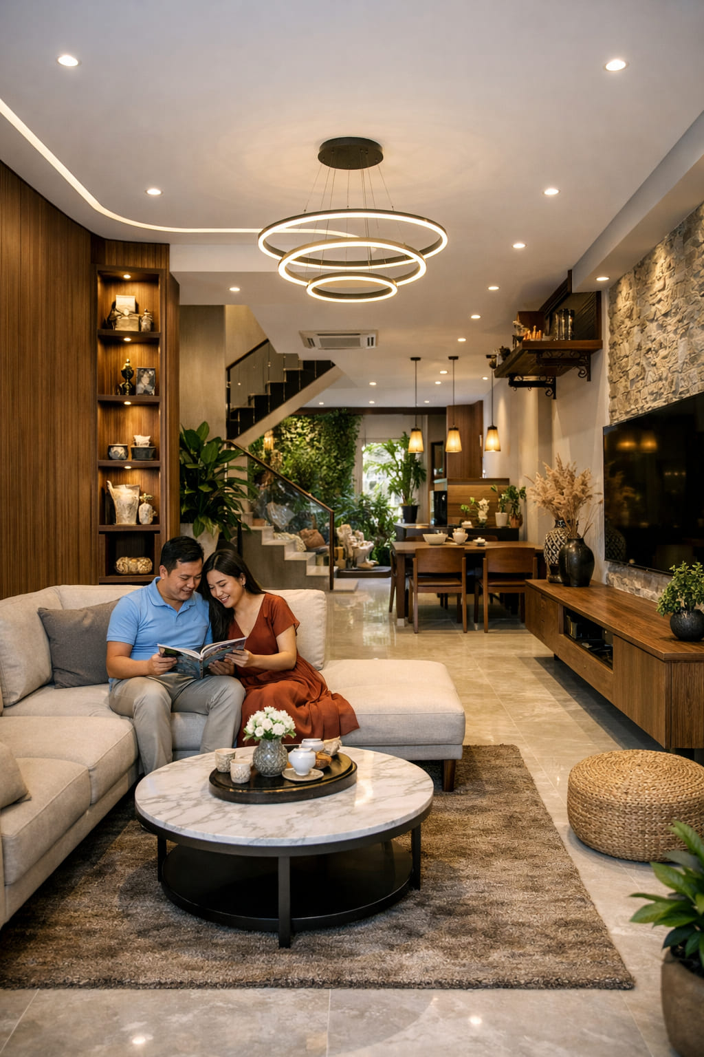 
Ảnh 1: Decor phòng khách nhà ống: Tổng quan và xu hướng thiết kế
