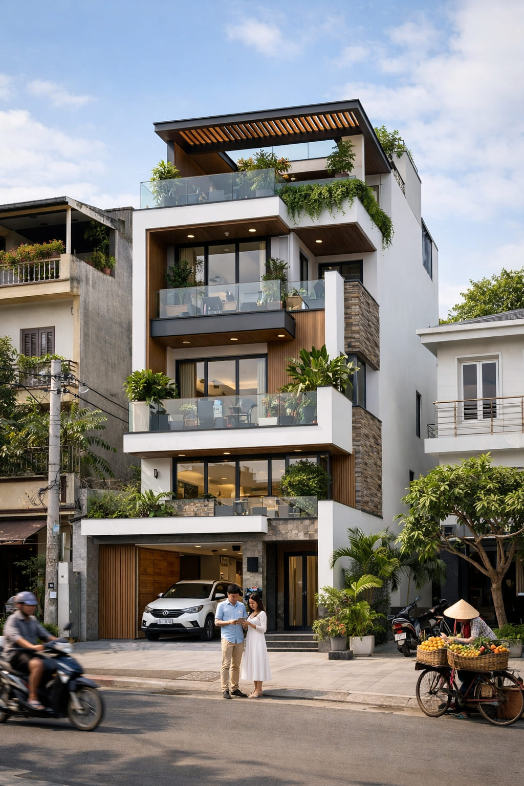 Ảnh 3: Kinh nghiệm thiết kế và xây dựng mẫu nhà phố đẹp 2026