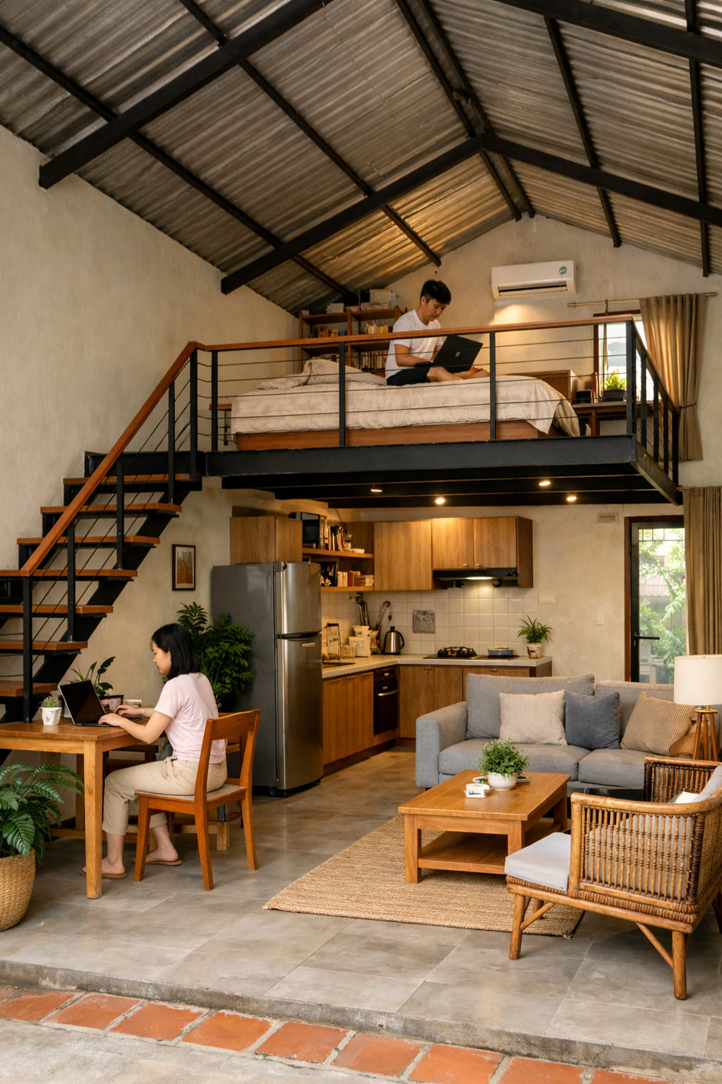 
Ảnh 2: Lợi ích khi áp dụng ý tưởng làm gác lửng cho nhà cấp 4
