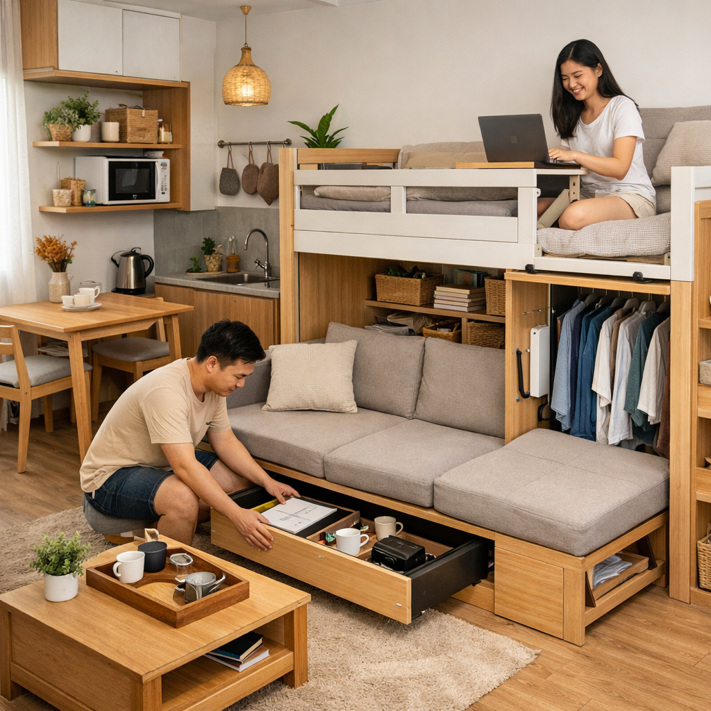 
Ảnh 3: Lựa chọn nội thất thông minh cho nhà nhỏ
