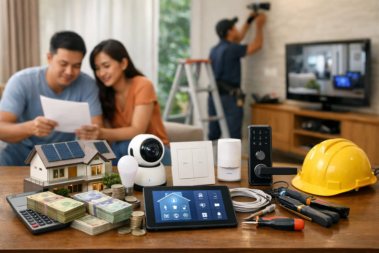 
Ảnh 1: Tổng quan về chi phí lắp đặt nhà thông minh
