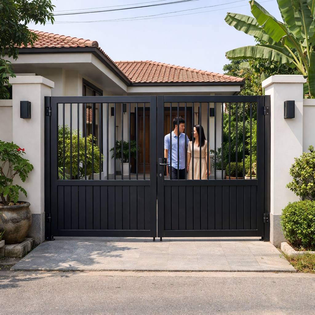
Ảnh 3: Ưu điểm của mẫu cổng sắt đẹp đơn giản
