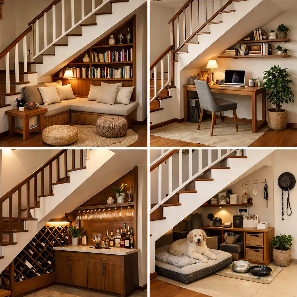 Ảnh 2: Các phong cách Decor gầm cầu thang đẹp phổ biến