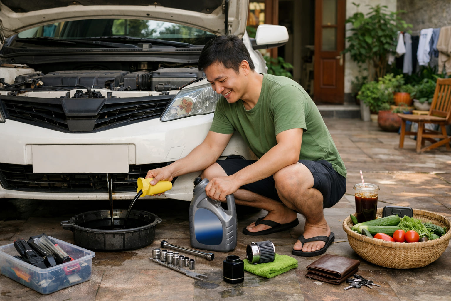 
Ảnh 1: Tổng quan Thay lõi khóa tay gạt tại nhà
